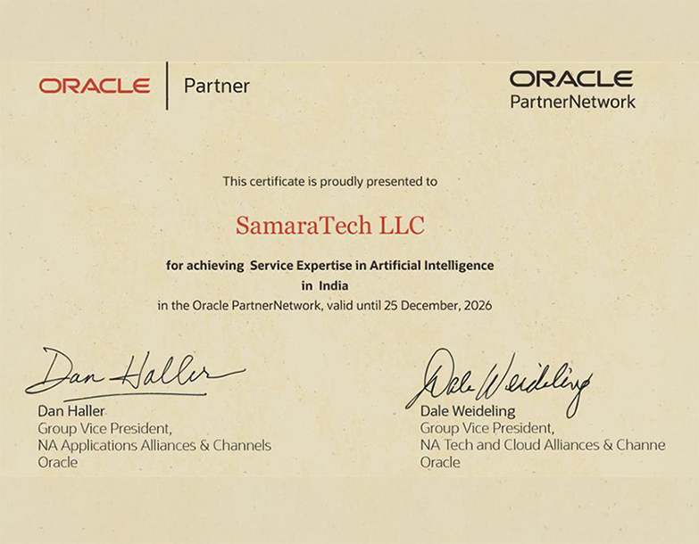 Oracle Cloud Infrastructure Service Expertise in Artificial Intelligence