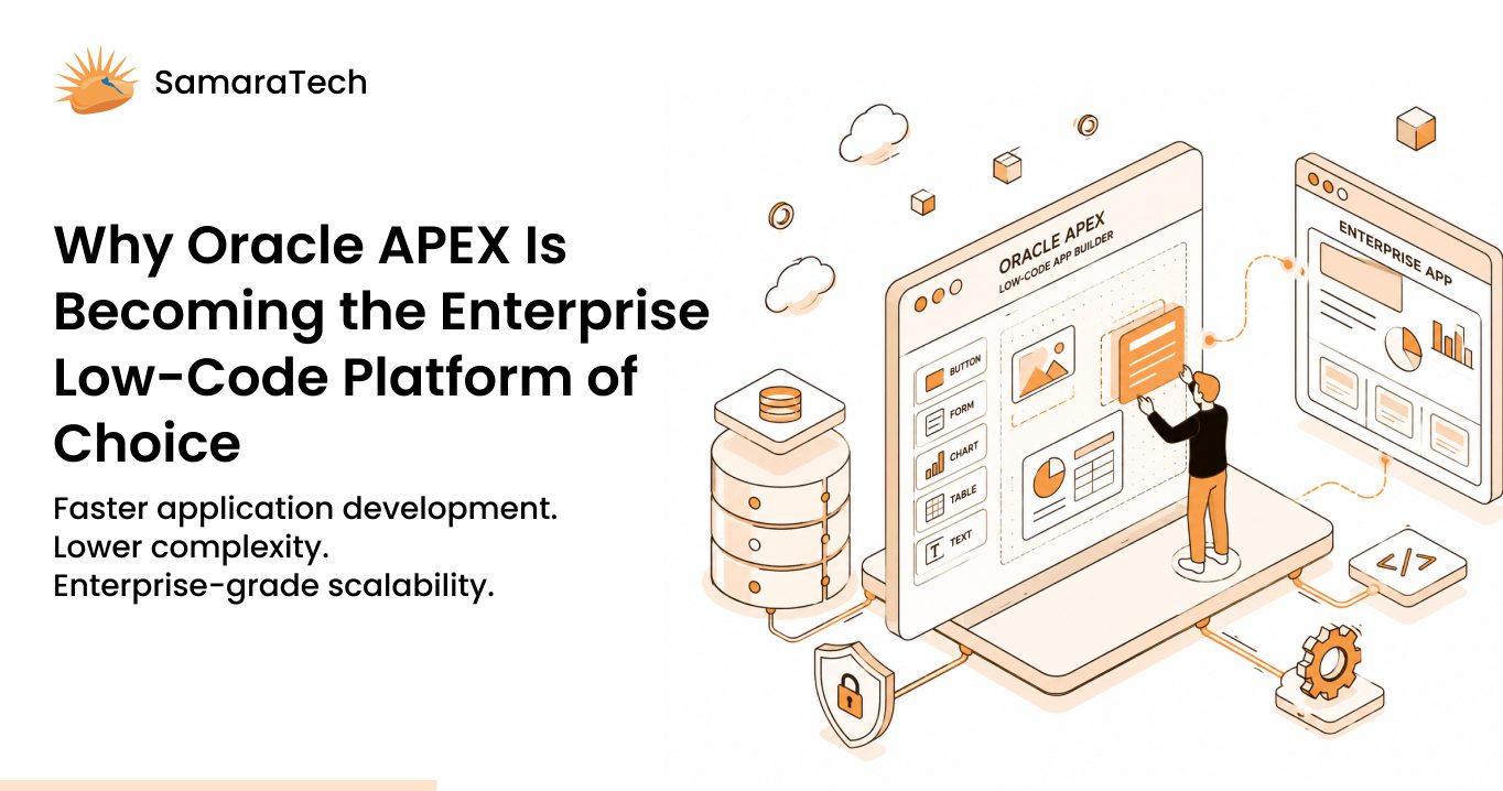 Oracle APEX low-code platform for faster enterprise application development